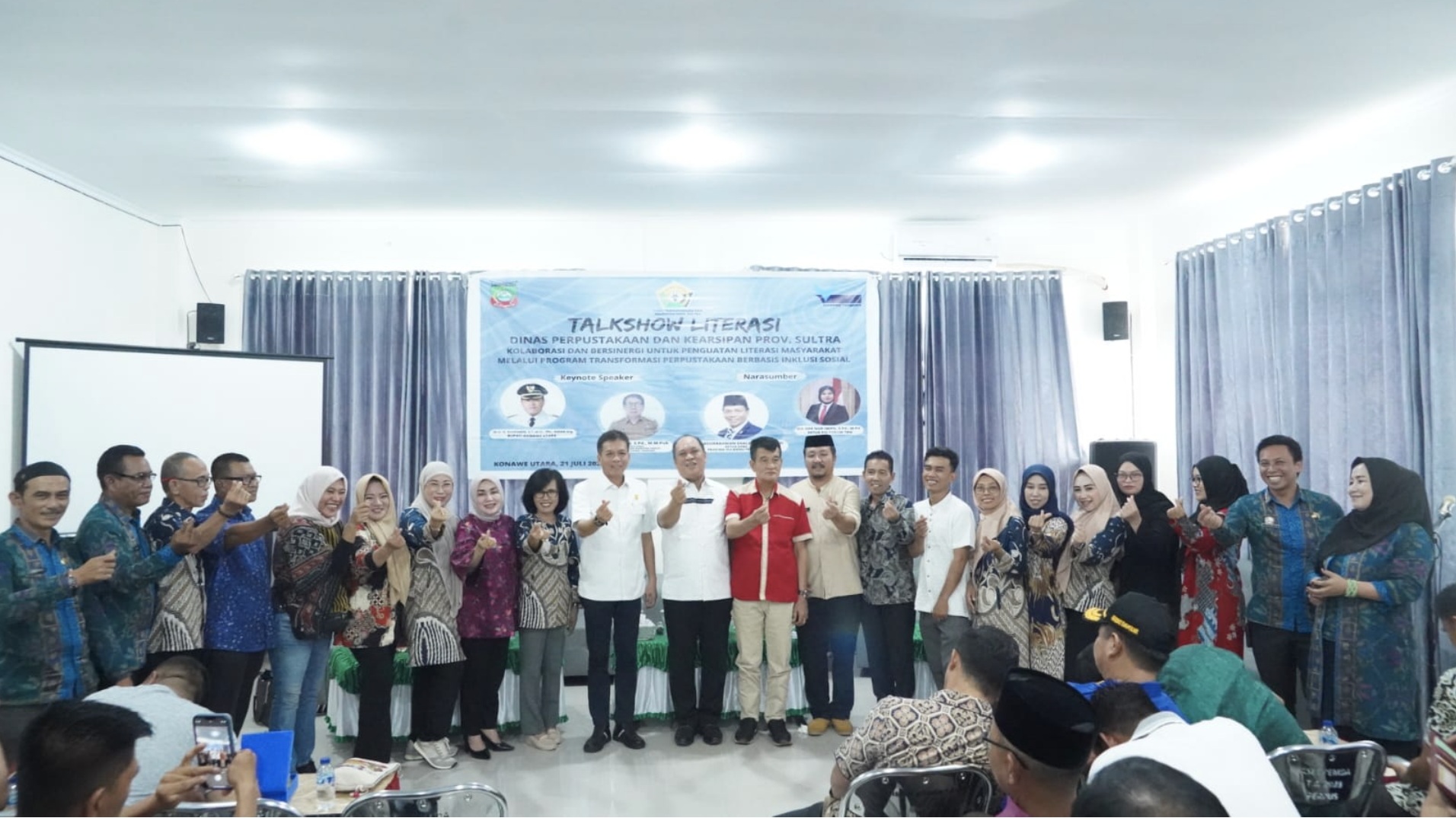 Pemkab Konut Road Show Literasi, Bangun Peradaban Lewat Budaya Membaca